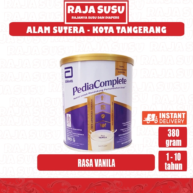 PEDIASURE COMPLETE VANILA 380GR - RAJA SUSU