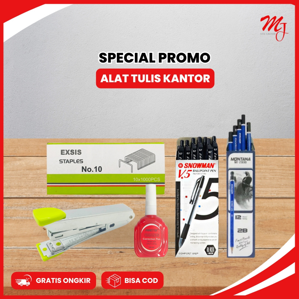 

Paket Bundling 5in1 Perlengkpaan Kantor