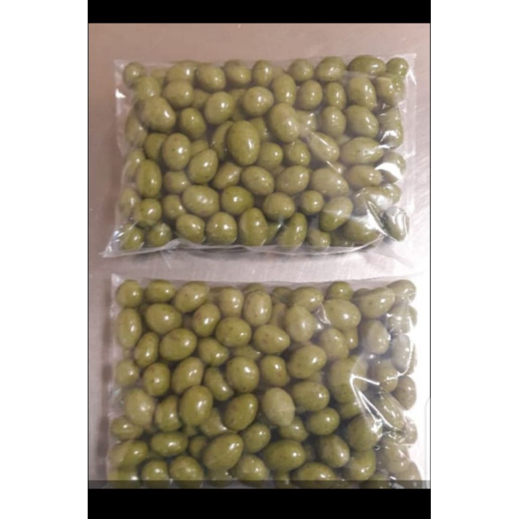 

Coklat almond greentea 500gr