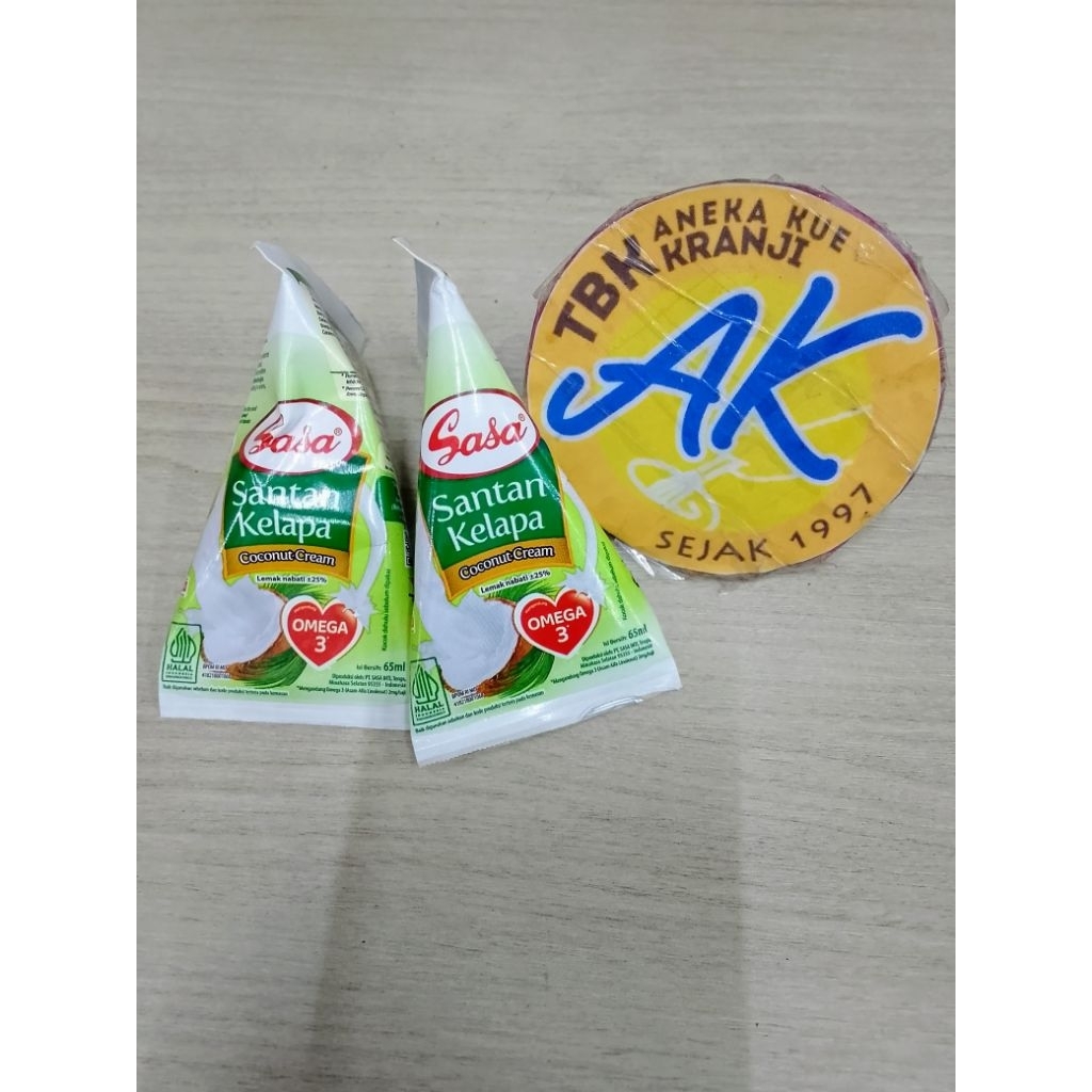 

Santan sasa 65ml Santan Instan Sasa 1karton isi 32pcs