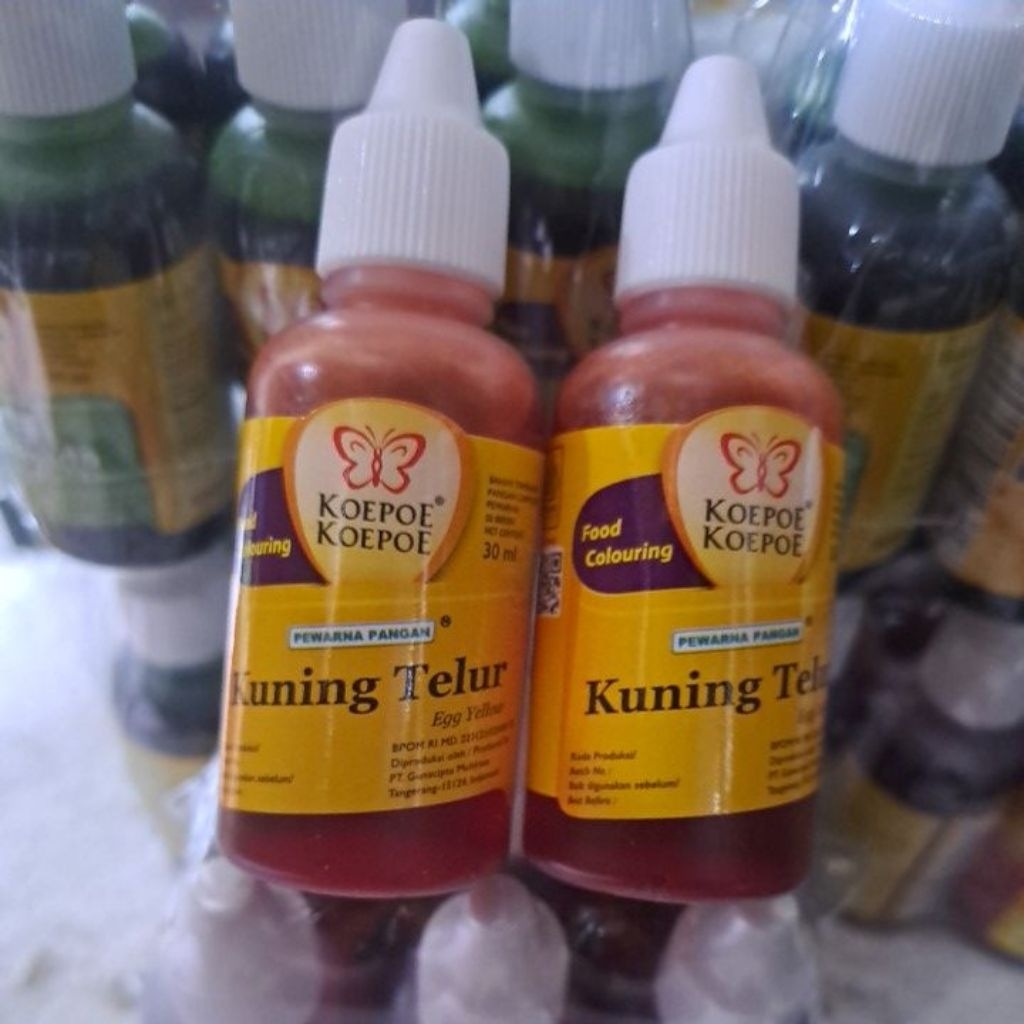 

PEWARNA PANGAN KUNING TELUR 30ML KOEPOE - KOEPOE