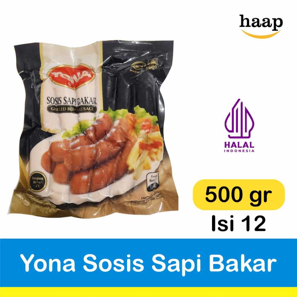 

Yona Sosis Sapi Bakar Mini 500gr Isi 12