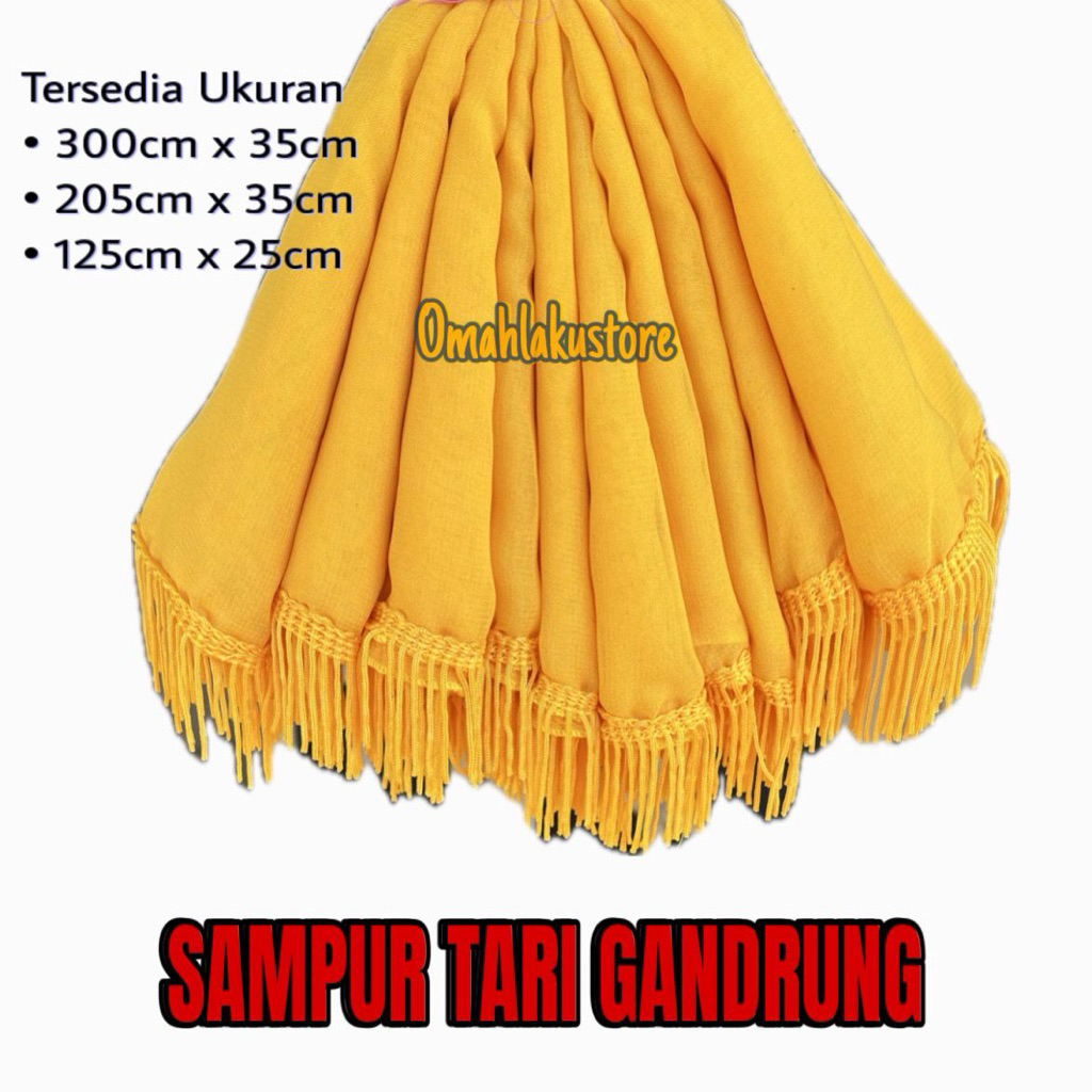 Sampur Tari Remo / Selendang Tari Gandrung / Selendang Tari Gombyok