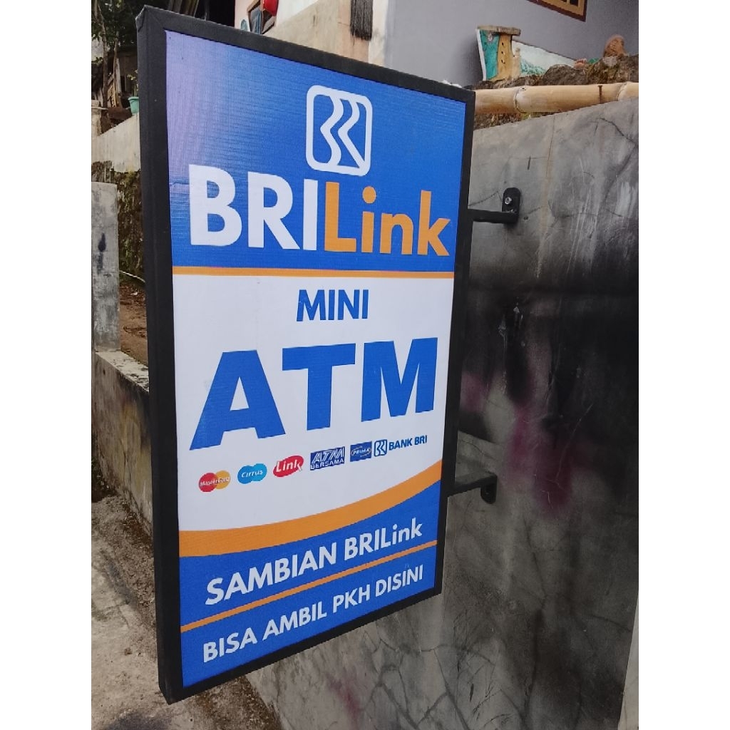 

PLANG NAMA TOKO BESI 2 SISI GRATIS BREKET DINDING DAN BAUT HARGA TERMASUK BANNER