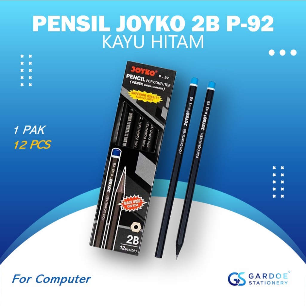 

Pencil Pensil Joyko P-92 2B 1 BOX 12 PCS