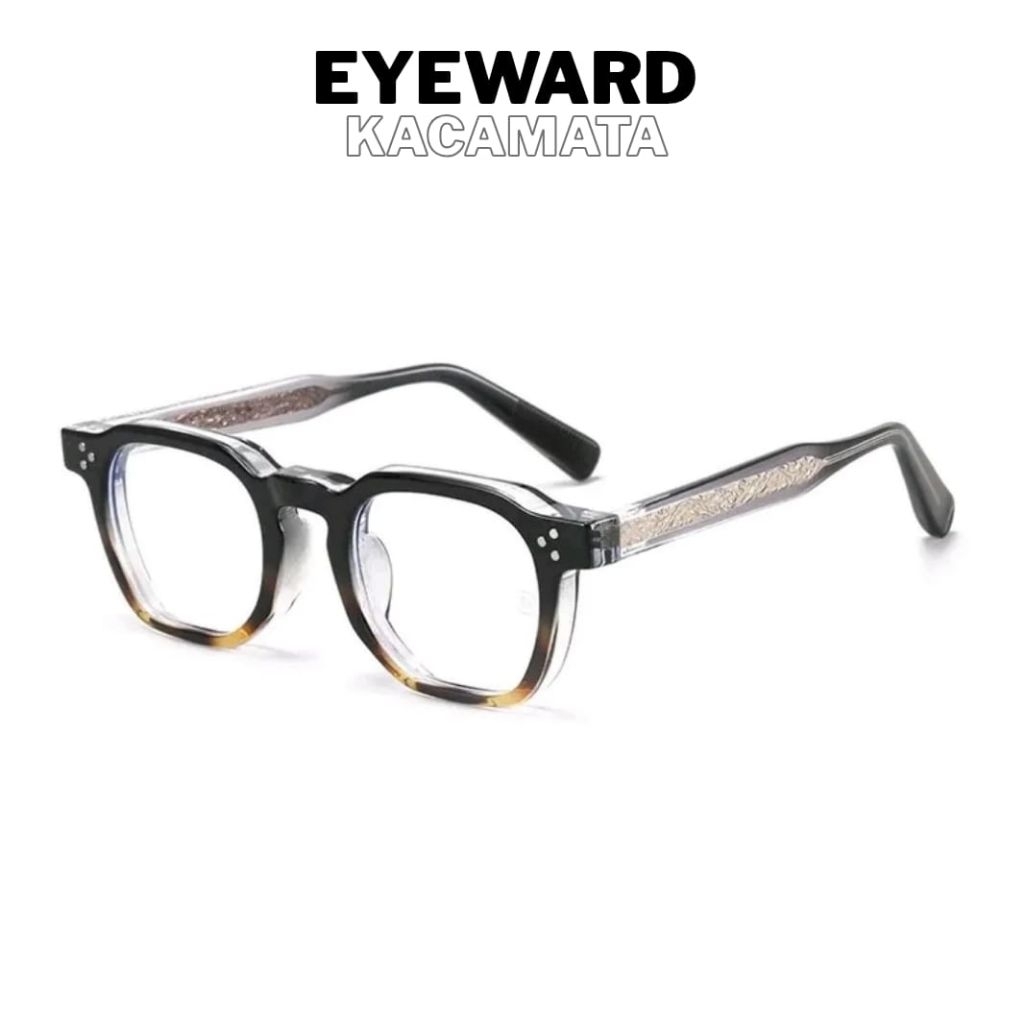 (Beli1 Gratis1)Frame Kacamata Kotak Tebal Frame Kacamata Skena Tebal Frame Kacamata Terbaru Pria dan