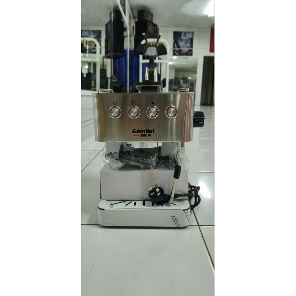 Mesin Alat Kopi Espresso Coffee Maker Machine Gemilai CRM3005E BNOB