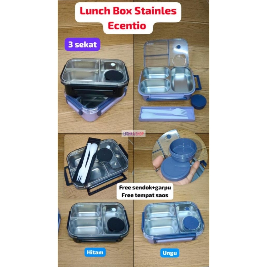 Lunch Box Estetik Stainless 304