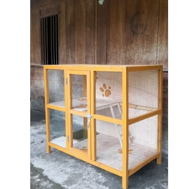 Kandang Kucing Kayu