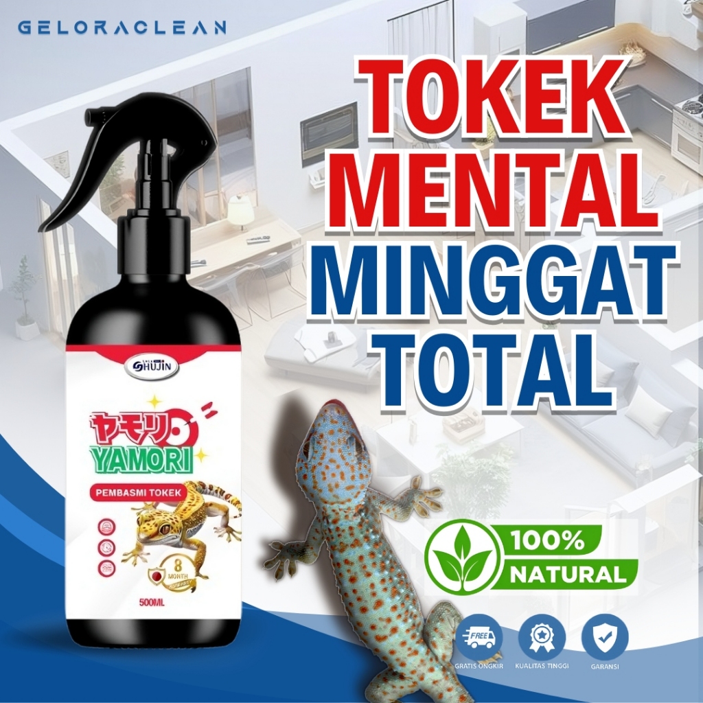 Pembasmi tokek SHUJIN YAMORI Spray Pengusir Tokek Ampuh Efektif Usir Tokek Solusi Tokek Minggat ASLI