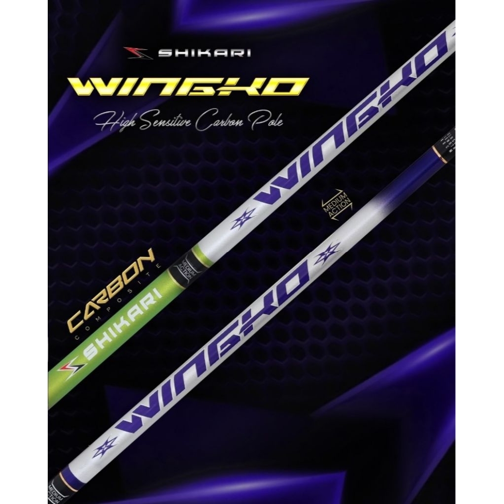 Joran Tegek Shikari Wingko tegek carbon kaku kuat