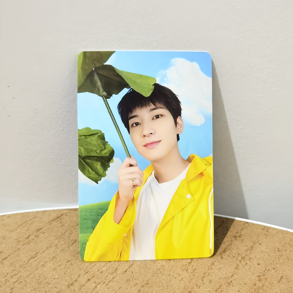 Official photocard seventeen wonwoo rpc heaven carver photocard wonwoo heaven daun wonwoo jas ujan k