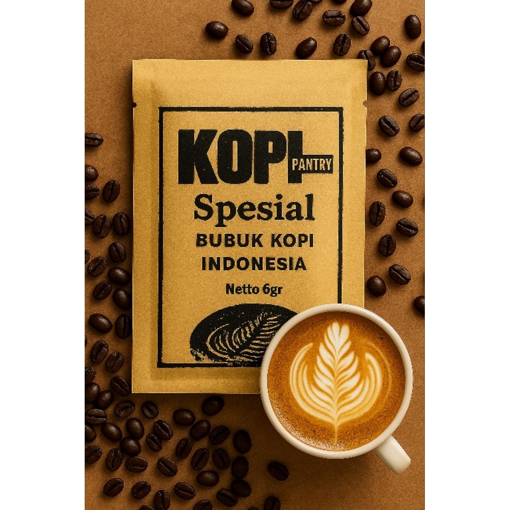 

Bubuk Kopi Robusta Arabica Sachet Kopipantry