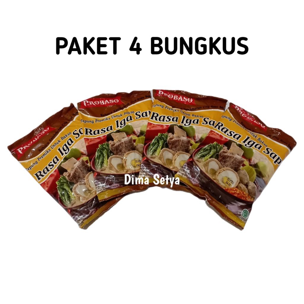

PROBASO tepung adonan bakso rasa iga bakar 250 gram ( 4pcs )