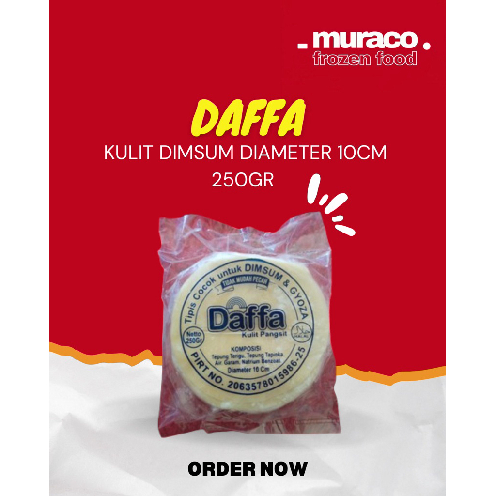 

Daffa Kulit Dimsum Diameter 10cm