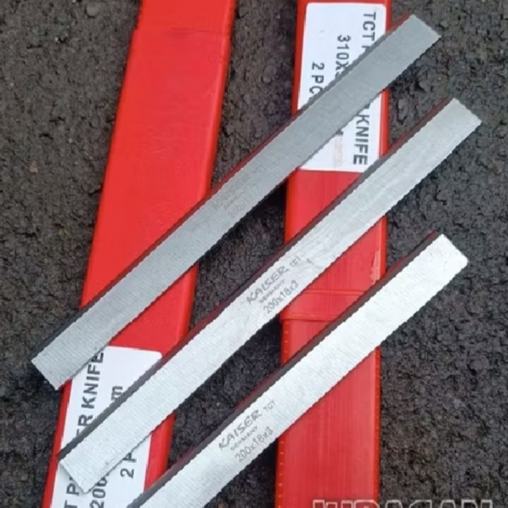 Pisau Planer Tct 20cm 200x18x3mm Original Kaiser Tct Mata Pisau Serut Ketam Kayu