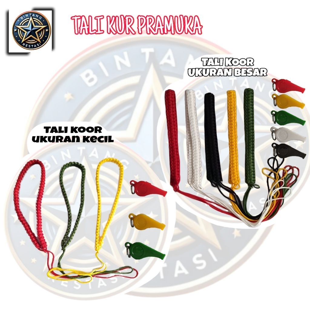 

TALI KOOR PRAMUKA /TALI KUR PELUIT