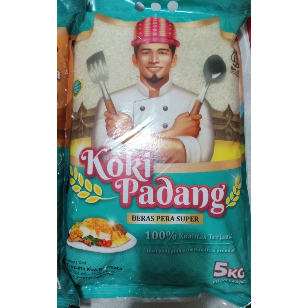 

KOKI PADANG 5Kg Beras Pera Super Keras Berderai