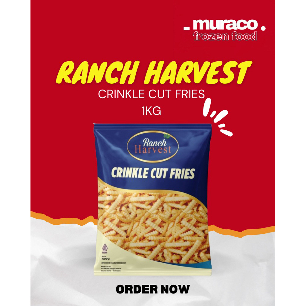 

Ranch Harvest Crinkle Cut Fries 1kg