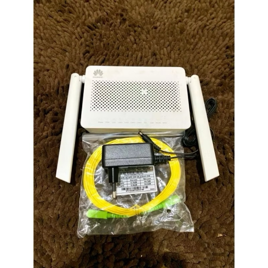 Huawei HG8145V5 dan EG8145V5 unit + adaptor