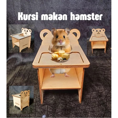 Kursi Meja Makan Duduk Hamster Syrian Campbell WW Winter White Hybrid Robo Roborovski Lucu Murah Bab