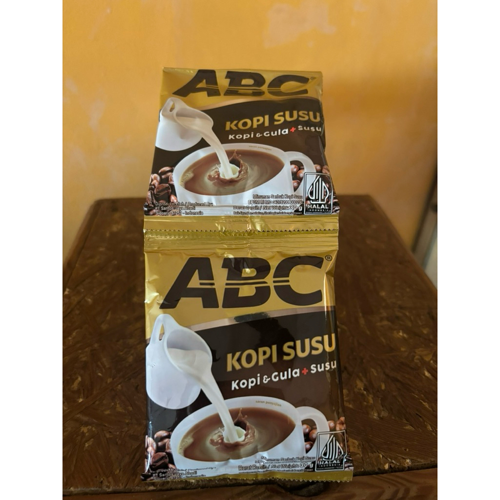 

PROMO!! Kopi ABC Susu 30 gram Renceng gratis 1 (11 pcs)