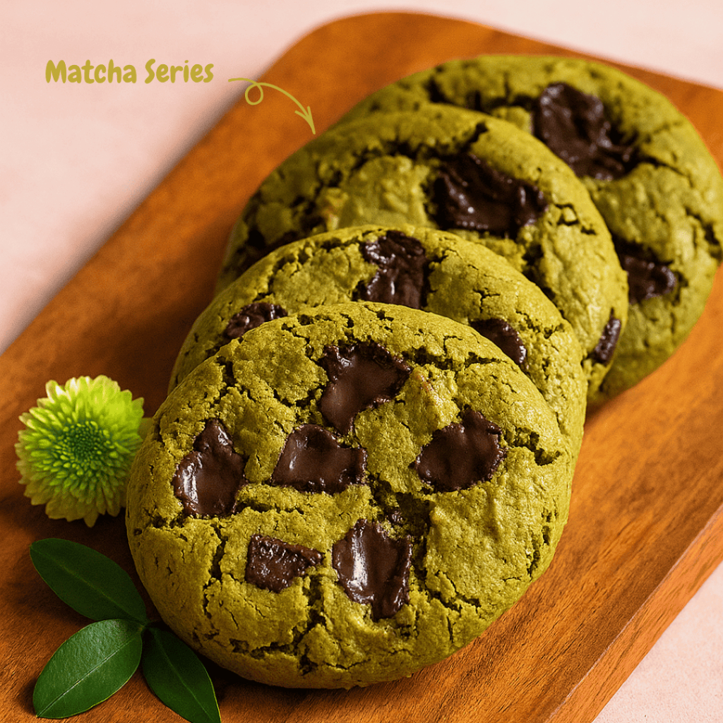 

(Giggly)_BUY 5 GET 1 FREE_Matcha Series_60-70 gram_Soft Cookies_Hampers