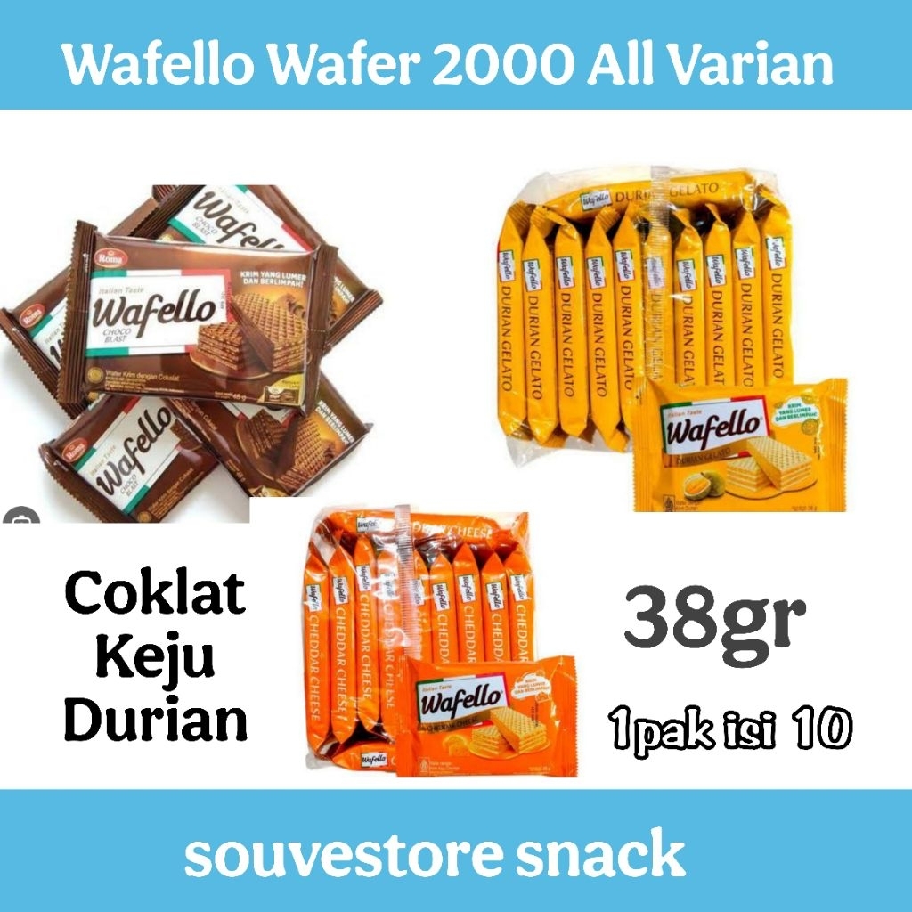 

Wafello Wafer 2000 all varian isi 10