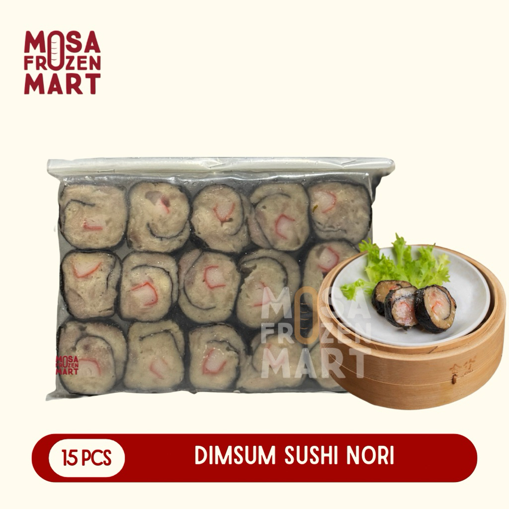 

Dimsum Sushi Nori Pack Kecil Isi 15 Pcs
