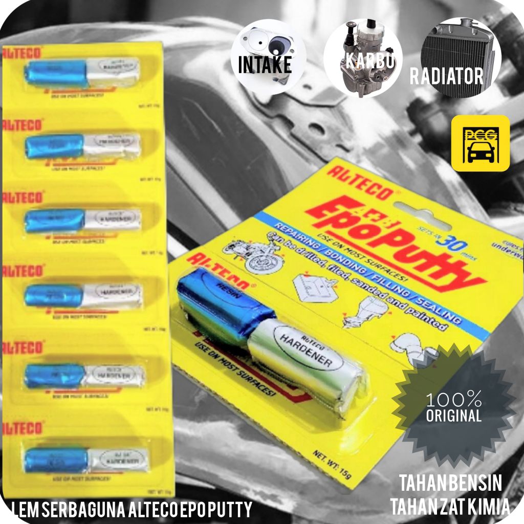 LEM PORTING • EPO PUTTY • TAMBAL RADIATOR - TANGKI  • LEM KAPAL • LEM RESIN • LEM DEMPUL EPOXY • ALT