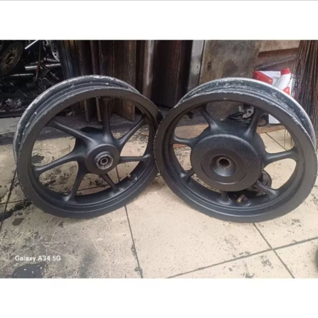 Velg 1set motor scoopy donat ring 12 ORIGINAL COPOTAN siap pasang