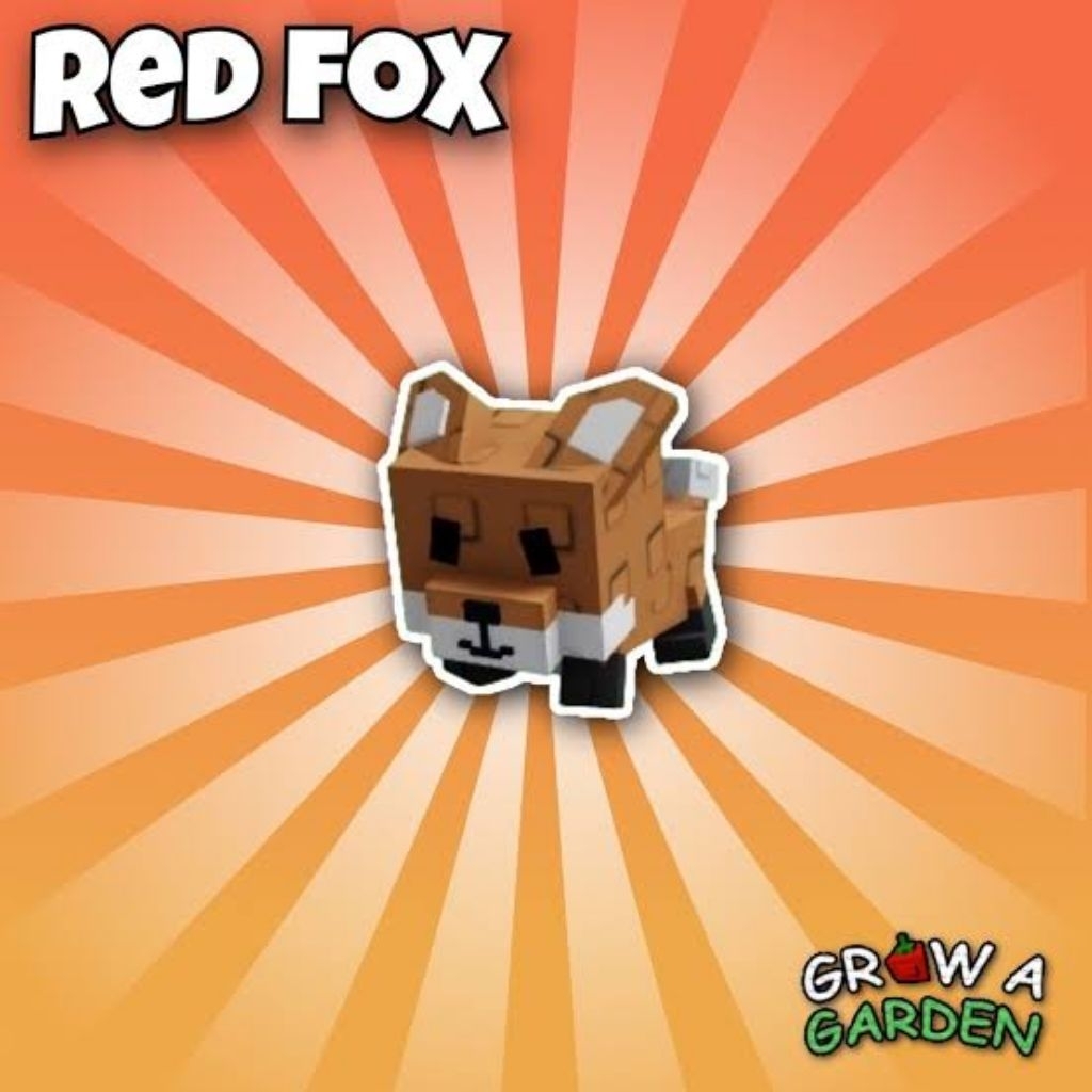 REDFOX GROW A GARDEN MAINAN REDFOX