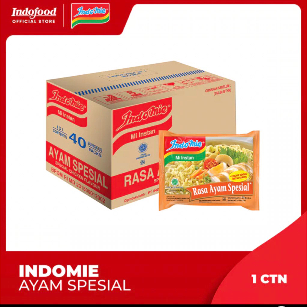 

Indomie Ayam Spesial 1 Dus (isi 40)