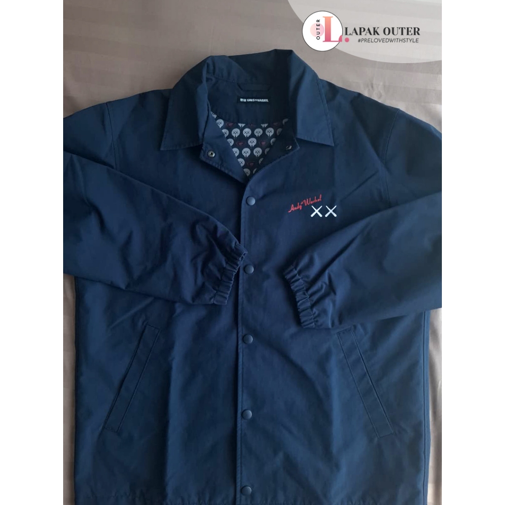 Coach jacket - Uniqlo X KAWS X Warhol Navy (Original)