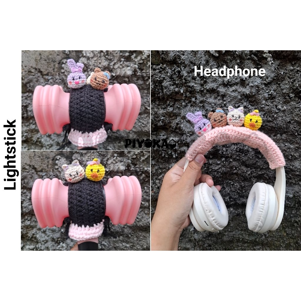 [READY] [BACA DESKRIPSI] Cover lightstick Blackpink/ Cover Lightstick Rajut Blackpink / Cover Lights
