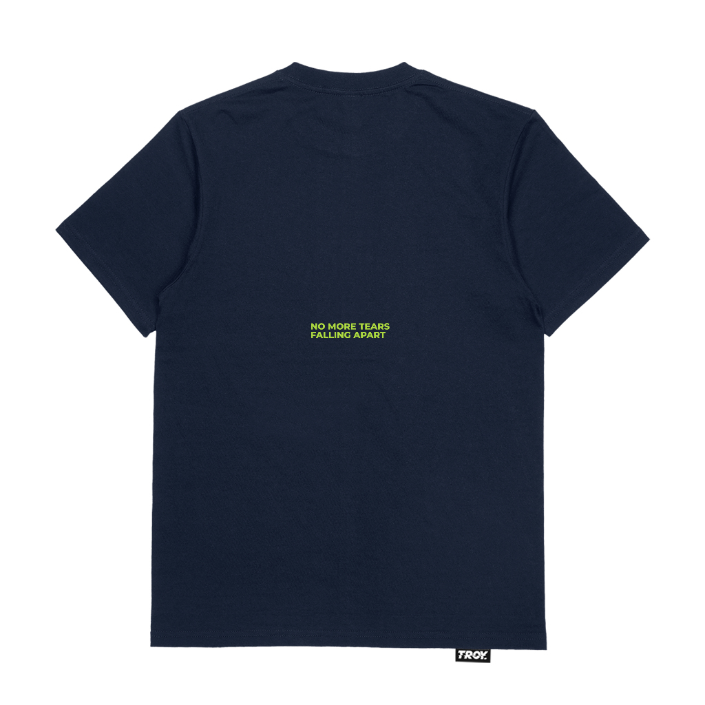 Troy Company T-shirt Navy Blue Staybvz - Kaos Lengan Pendek Kaos Biru Navy MTD 3283
