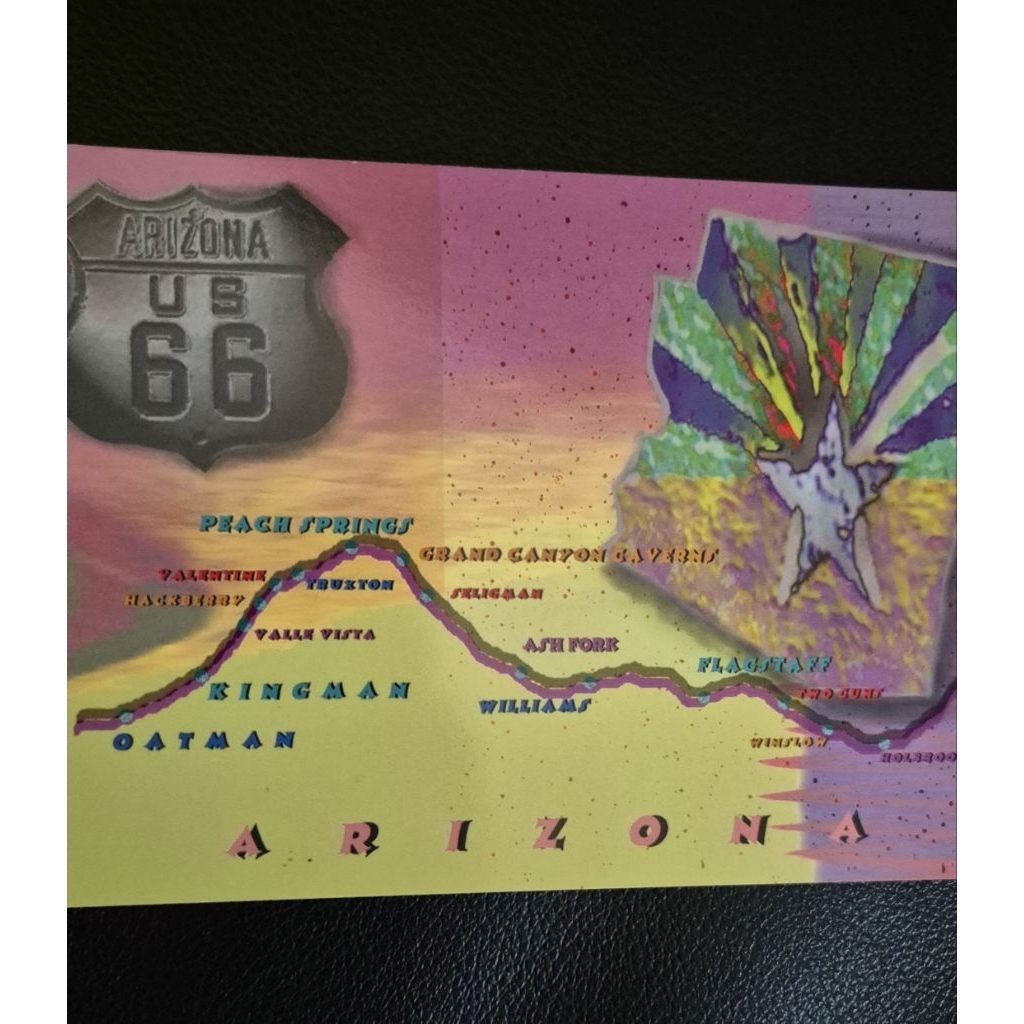 

kartu pos route 66 peta/route 66 map postcafd