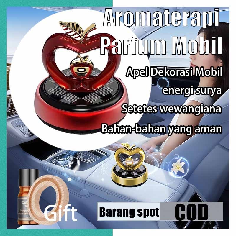 Aromaterapi Parfum Mobil Apple Dashboard Mobil Hiasan Tenaga Surya Parfum Mobil Hiasan Dashboard Mob