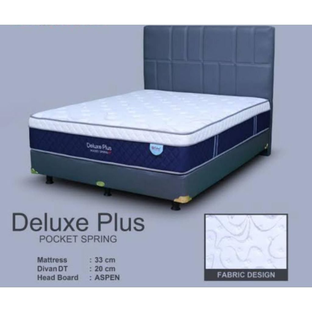 CENTRAL SPRINGBED DELUXE PLUS POCKET SPRING TERBAIK TERMURAH ORIGINAL / KASUR CENTRAL SPRINGBED