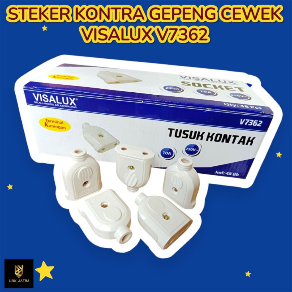 STEKER KONTRA GEPENG / OVER STEKER CEWEK PUTIH VISALUX