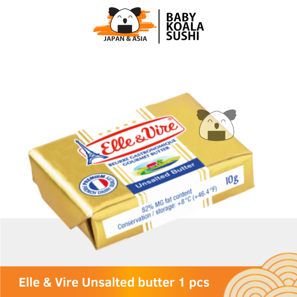 

Elle & Vire Butter Portion Microcup Unsalted 10 g | Butter MPASI