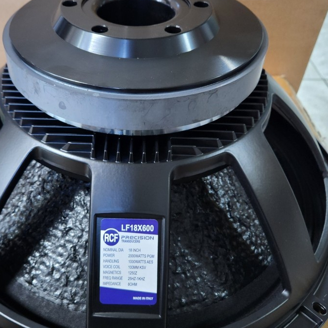 Speaker Component RCF LF18X600/LF18 X600 18 inch subwoofer