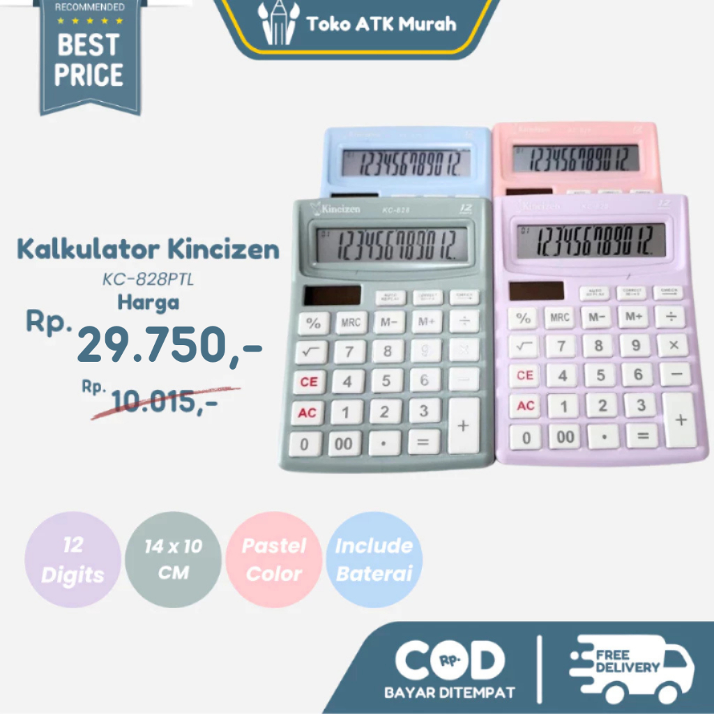 

Calculator / Kalkulator Kincizen KC-828 PTL Pastel Colour