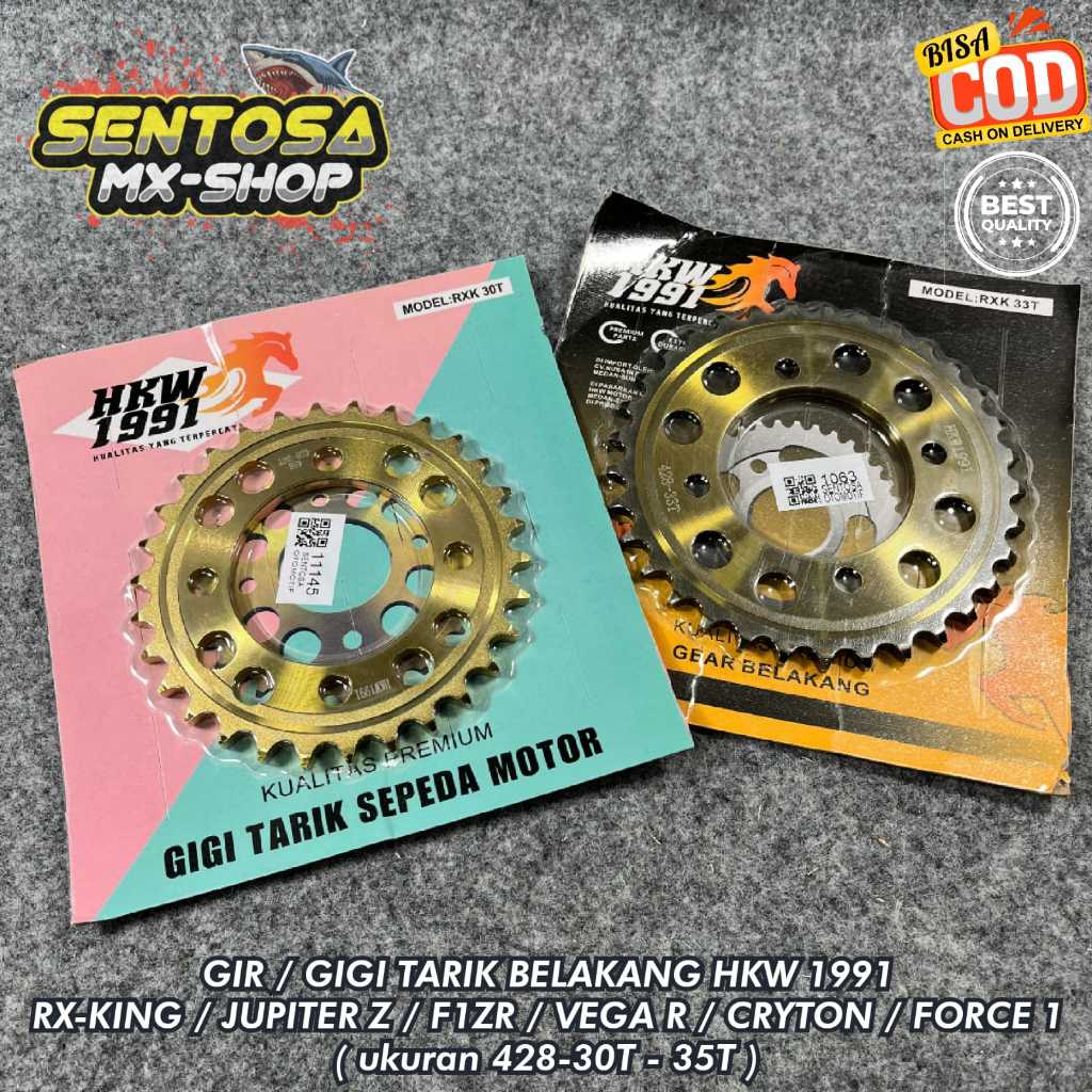 GEAR / GIR BELAKANG 428 SEPUHAN & GOLD YAMAHA RXZ / RX KING / VEGA R NEW / F1ZR / JUPITER Z / MX / F