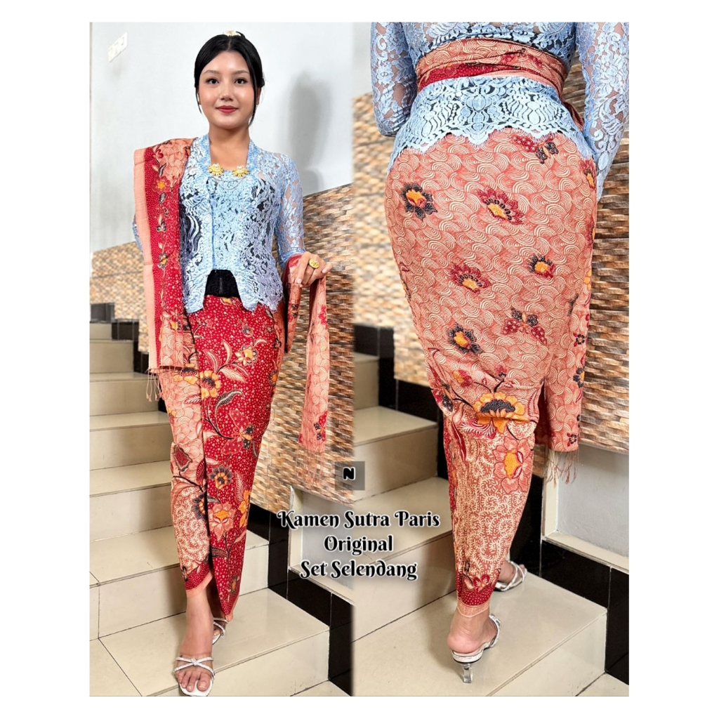 Kamen Sutra Paris ATBM Set Selendang//KAMEN SUTRA PARIS ATBM