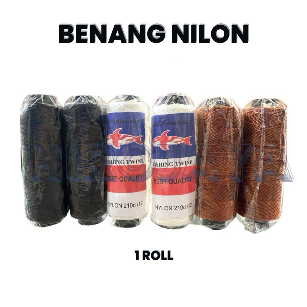 Benang Nilon / Benang Sepatu Kecil Besar – Per Roll Kuat Tahan Lama