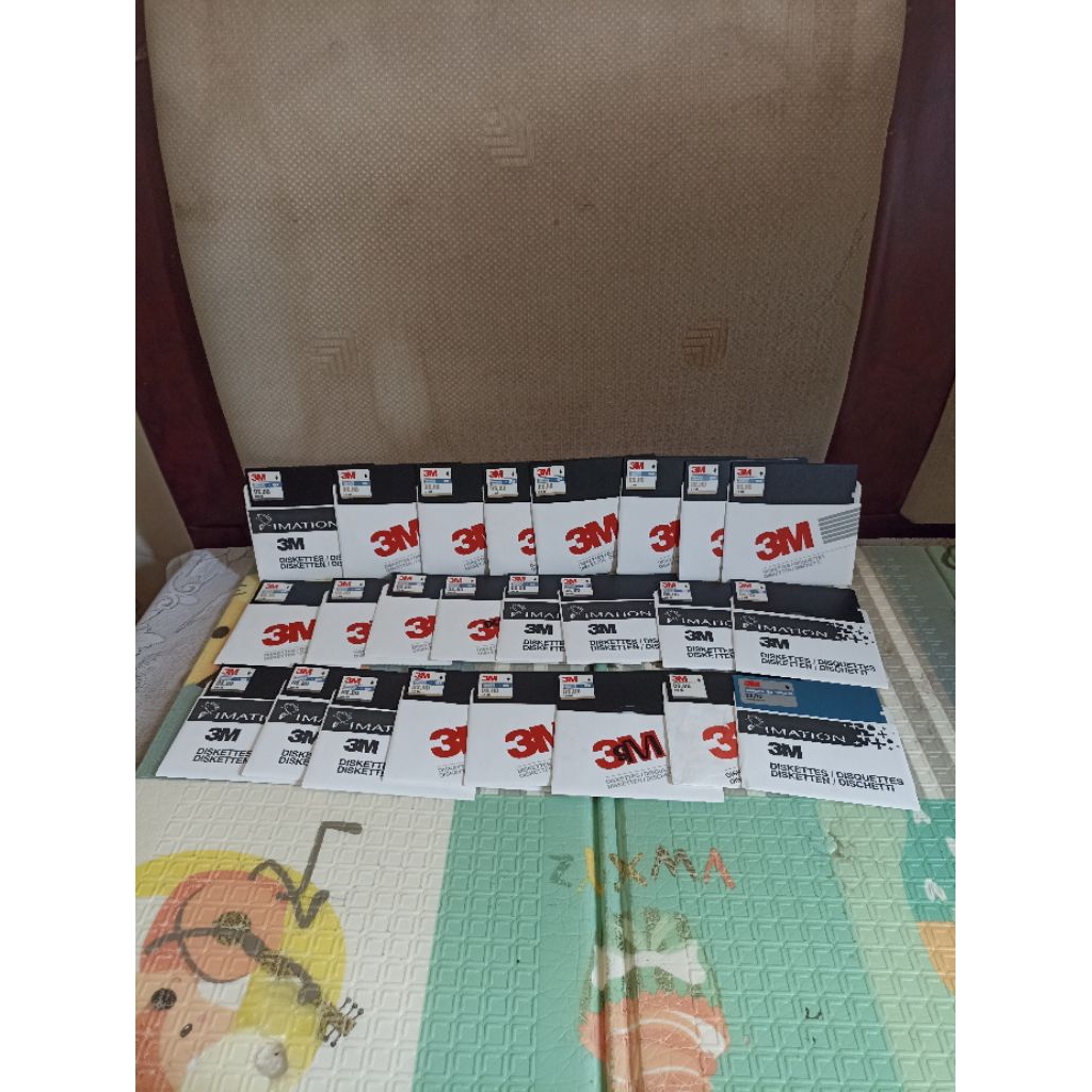 2 Lusin ( 24 ) Disket 3M Sepaket Jadul Lawas