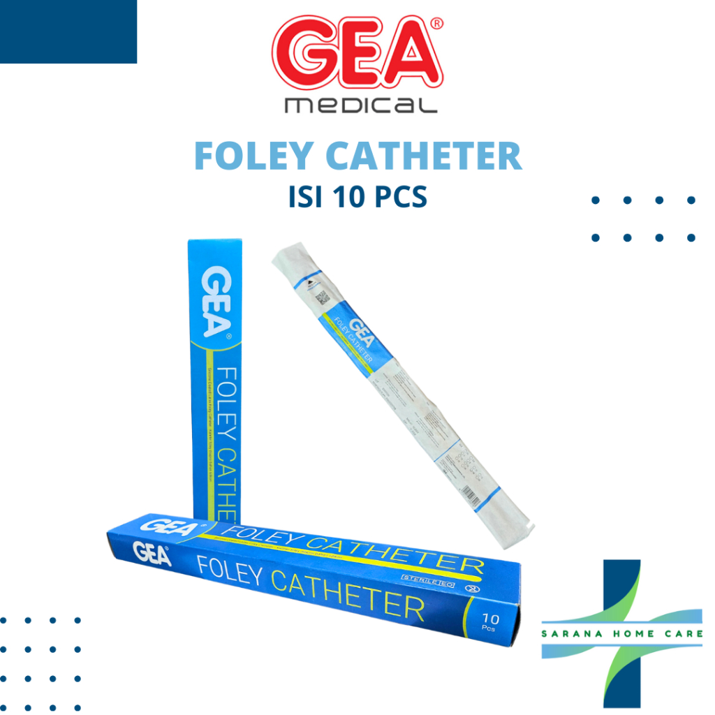 GEA Foley Catheter 2 Way / Selang Kecing / Selang Urine / folley catheter / foli kateter