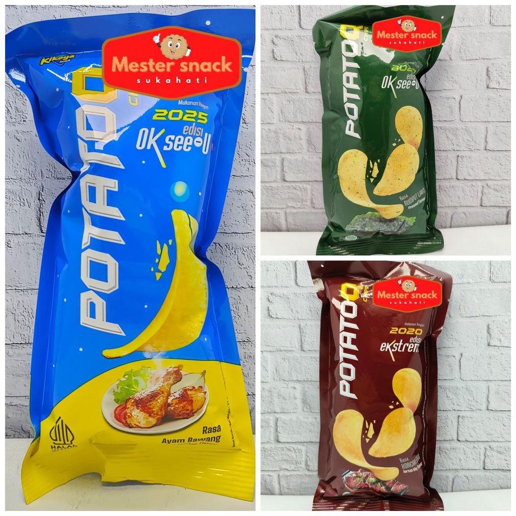 

Potato Q Chips (1 pack isi 10 pcs)