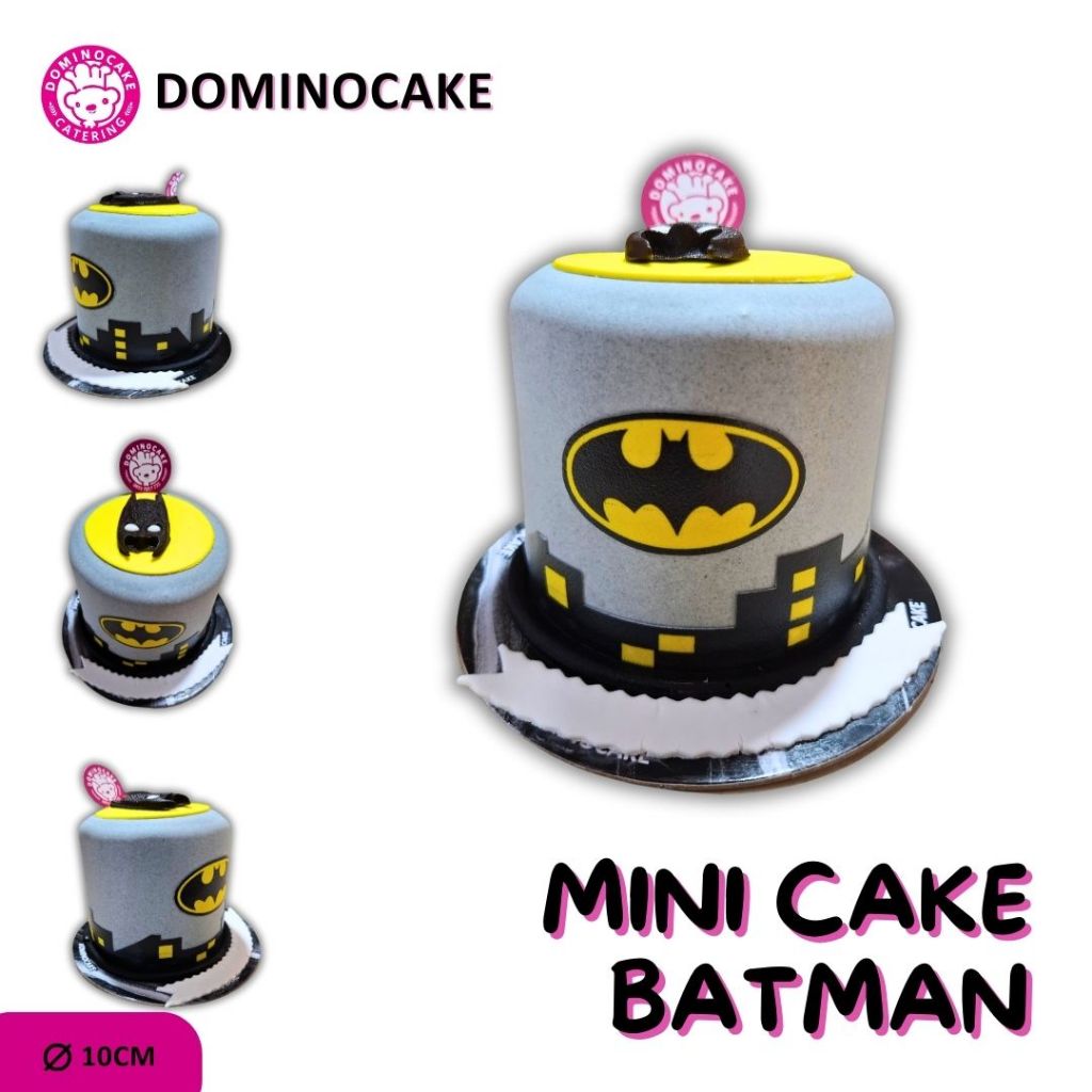 Dominocake | Kue Ulang Tahun Mini Batman Diameter 10 cm